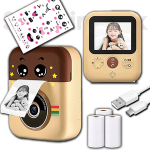 กล้องถ่ายรูปเด็กสำหรับนักเรียน รุ่น A7 ยี่ห้อ Sourcing Ark Wholesale ขนาด 2.4 นิ้ว บันทึกวิดีโอ HD กล้องเลนส์คู่ พิมพ์ภาพความร้อนบนกระดาษโฟโต้ ได้ทันที - Product Image 1
