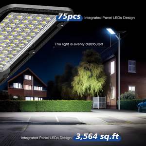 Lámpara Solar LED para Exteriores, IP65, para Jardín, Patio, Entrada, Puerta, Iluminación de Fábrica y Construcción de Carreteras, Venta al Por Mayor - Product Image 5