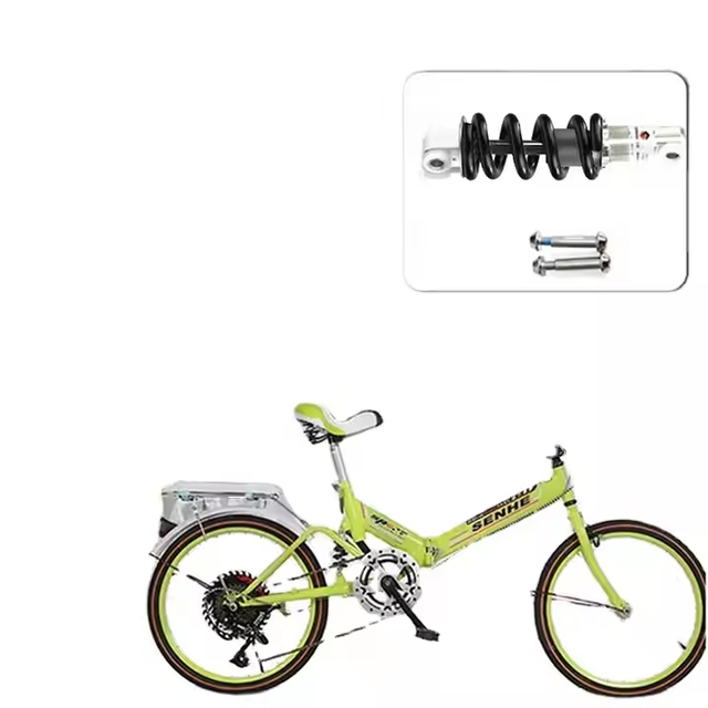 Bike Rear Suspension Kit 100/125/150mm - Spring Shock Absorber for Folding & Soft Tail Bicycles