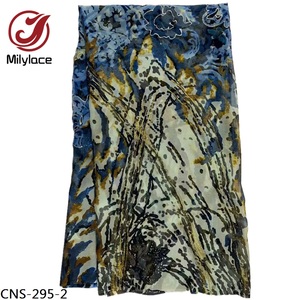 Colorful Indiano Modello di Fiore di Alta Qualità 100% Ha Stampato <span class=keywords><strong>Chiffon</strong></span> di Seta Tessuto <span class=keywords><strong>per</strong></span> il Vestito - Product Image 5