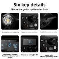 Godox DP600W Quatrième Génération – Kit Flash de Studio Photo Haute Puissance 600W avec Contrôle par Application, Température de Couleur 5500K/5600K