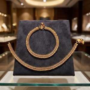 Elegante Payal de Latón Antiguo con Baño de Oro, Joyería Hecha a Mano, Regalo para Mujer, Exportador en India - Product Image 2