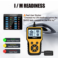 Lecteur de codes de panne moteur OBD2 9 protocoles avec fonction Freeze Frame, flux de données, lecture I/M, réinitialisation pour tous les véhicules 1996+ - Garantie 1 an