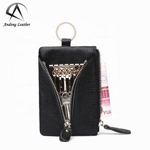 Porte-clés Andong pour homme et femme, en cuir de vache véritable, tendance, cool, porte-clés de voiture, rétro - Product Image 1