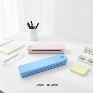 Impresora Térmica Portátil A403S, Mini Impresora Inalámbrica <span class=keywords><strong>de</strong></span> Mano sin Tinta para Documentos y Fotos, Ideal para Viajes <span class=keywords><strong>de</strong></span> Negocios - Product Image 1