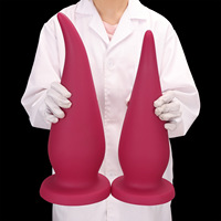 Set de Vibrador de Silicona Líquida para Adultos, Pene Engrosado y Alargado, con Diseño de Dientes de Lobo, Hueco, 100% Impermeable y Ecológico