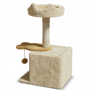 Arbres <span class=keywords><strong>à</strong></span> <span class=keywords><strong>chat</strong></span> de luxe multi-niveaux en sisal pour grands chats, centre d'activités intérieur, condo, perchoir, griffoir - En liquidation - Product Image 1
