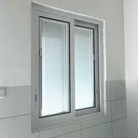 Fenêtres et portes coulissantes à persiennes horizontales à double vitrage en PVC UPVC modernes résistantes aux ouragans 2025