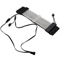 Cable de sincronización de 24 pines ATX RGB, Kit de Cable de extensión decorativo ARGB, 5V, 3 pines, cabeza única síncrona