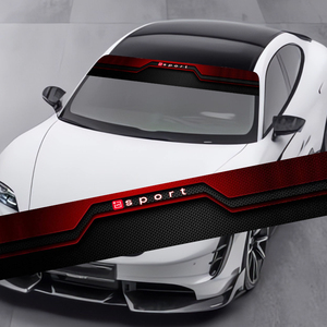 Adesivo per <span class=keywords><strong>parabrezza</strong></span> <span class=keywords><strong>Auto</strong></span> sportiva con Design personalizzabile in vinile impermeabile in PVC per decorazione esterna automatica e Banner elegante - Product Image 2