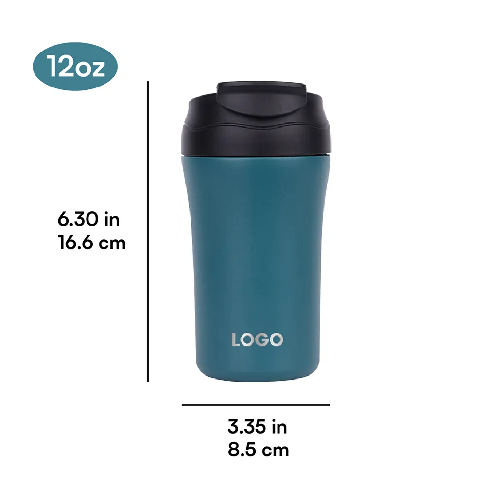 Stainless Coffee Mug Stay Warm Longer with this 12oz Insulated Thermal Cup