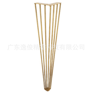 Yijun Triangular <b>Table</b> <b>Legs</b> Gold Spray Painted Heavy Duty Modern Minimalist Furniture Hardware Accessories Model 028 - Product Image 5