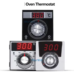 De gros numérique four contrôleur thermostat-Contrôleur de température du four numérique TEL72 TEL96, bouton, thermostat 400 degrés, 96x96mm, 72x72mm, sortie relai, entrée k, 220V, 380v