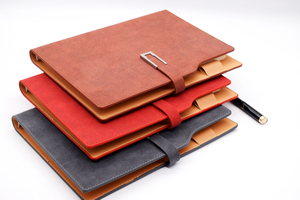 Wholesale Hardcover PU Leather Metal <b>Magnetic</b> Buckle Custom Flipbook Journal Business Diary Loose-Leaf Notebook Students - Product Image 4