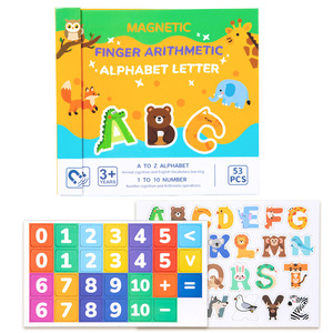 Libro Magnético de Aritmética para Niños CPC CE, Tablero de Letras del Alfabeto ABC, Juego de Juguetes de Aprendizaje de Matemáticas para Niños Pequeños - Product Image 5