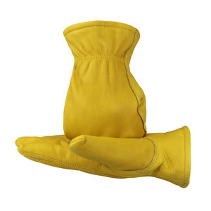 Wasserdichte Leder arbeits handschuhe Fahrer Motorrad General Industrial Mining Safety Leder handschuhe - Product Image 2