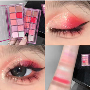 Palette de fards à paupières coréens tendance pour tous les jours, 10 couleurs, pigment scintillant, maquillage nude doux avec des nuances de <span class=keywords><strong>gris</strong></span> et de rose à faible saturation - Product Image 4
