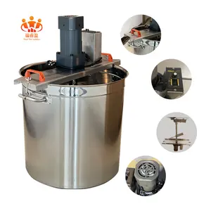 Nhỏ Thương Mại Tự Động Nấu Ăn Mixer Nước Sốt Mixer Trộn Tank Frying Pan Frying Mixer Tự Động Chảo Chiên