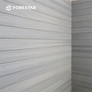 Berserk durable long service life Ecological wood wood fiber integrated wallboard wpc decorative wall panel