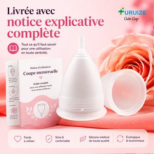 ถ้วยอนามัย Furuize ISO 10993 ผ่านการประเมินทางชีวภาพ ผลิตโดยผู้ผลิตที่ได้รับมาตรฐาน ISO 13485 ผ้าอนามัยแบบใช้ซ้ำได้สำหรับป้องกันประจำเดือน - Product Image 3