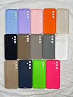 Coque de téléphone intelligente en silicone liquide TPU couleur unie effet gelée avec grande fenêtre BAILI Factory 2026 pour Samsung S20FE/S21FE/S26 Ultra