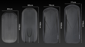 Grande boîte de toit en plastique, <span class=keywords><strong>tente</strong></span> de toit, <span class=keywords><strong>valise</strong></span> pour SUV - Product Image 3