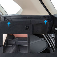 Convient pour BMW X5 2008-2018 Accessoires intérieurs de voiture Pare-soleil rétractable suspendu Étagère à bagages Couvercle de coffre de cargaison