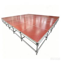 Plataforma de Escenario Portátil de Aluminio para Eventos y Conciertos, Personalizable, Fácil de Instalar, Estructura de Exhibición Móvil Cuadrada