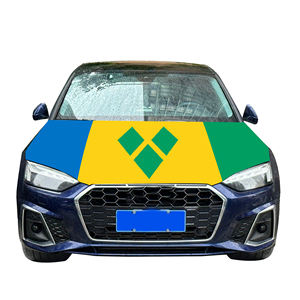 Housse de capot de voiture Saint-<span class=keywords><strong>Vincent</strong></span>-et-les-Grenadines en gros – Drapeau, abordable, résistante à l'usure et durable - Product Image 6