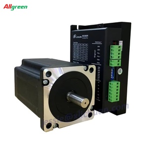 Moteur pas à pas Nema34 12Nm DC48V 8 fils MC860H+LC86HS150 en stock usine Allgreen - Product Image 5