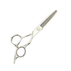 Ciseaux à effiler les cheveux CNC 62 mm en acier inoxydable VG10 pour droitiers, usage professionnel, lame standard, design à dents en V - Product Image 2