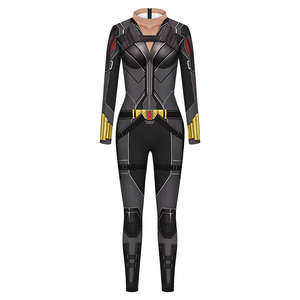 Mono de Cosplay con estampado de superhéroe para mujer, mono Punk de Robot, Catsuits de película de <span class=keywords><strong>viuda</strong></span>, mono de lujo para mujer, <span class=keywords><strong>disfraz</strong></span> de <span class=keywords><strong>viuda</strong></span> <span class=keywords><strong>negra</strong></span> - Product Image 3