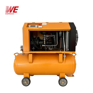 Compresseur d'air rotatif industriel portable de petite taille 7,5 kW/10 CV 2 en 1 avec réservoir de <span class=keywords><strong>200</strong></span> litres - Product Image 2