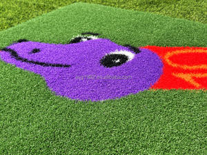 <span class=keywords><strong>Gazon</strong></span> <span class=keywords><strong>synthétique</strong></span> personnalisé pour école maternelle |   <span class=keywords><strong>Gazon</strong></span> artificiel de terrain de jeu sécurisé pour enfants - Product Image 5