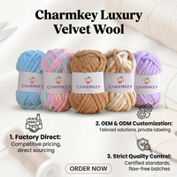 Fil à tricoter chenille épais et volumineux 7-8 mm d'épaisseur, 100 % polyester, velours chenille pour le crochet et le tricot à la main des pulls