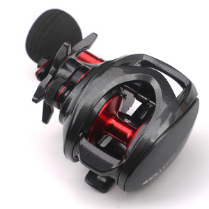 Carrete de Pesca Baitcasting TS600 de Fibra de Carbono para Mano Derecha, Carrete de Lanzamiento Largo para Pesca en Playa y Océano, Carrete de Tambor para Señuelos Artificiales - Product Image 1