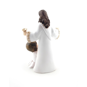 Praying Boy With Jesus Figurine Resin Baptism Favor <strong>Communion</strong> <strong>Decor</strong> - Product Image 6