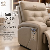 Fauteuil de manucure moderne inclinable à 180 degrés, chaise de lifting électrique triple pour extensions de cils, multifonctionnel pour salon de beauté, salon et domicile