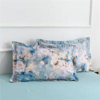Ensemble de housse de couette 3D en microfibre, draps imprimés, housse de couette à motif floral, impression numérique, ensembles de literie