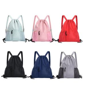 กระเป๋าเป้สะพายหลังแบบมีเชือกผูก โพลีเอสเตอร์ ไนลอน กันน้ำ สำหรับออกกำลังกาย พิมพ์โลโก้ได้  กระเป๋าช้อปปิ้งแบบถุงผ้า  โปรโมชั่นจากซัพพลายเออร์ - Product Image 3