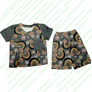 Costume d'Halloween pour enfants BD1-1 en tissu tricoté, vêtements pour bébés garçons et filles, style boutique, motif imprimé pour l'hiver, le printemps et les anniversaires - Product Image 5