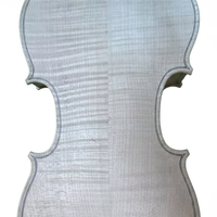 Violon MiaoSenGuang BCP en érable massif, ébène et épicéa, fait main, bois vieilli, projet de lutier, instrument inachevé, fabriqué en Chine