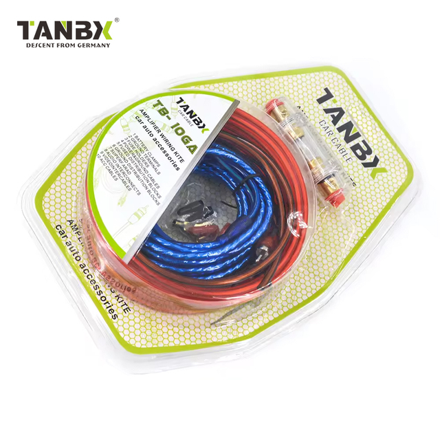 Factory Supply Car Audio Amplifier Witing Kits 10GA Speaker Cable for Car Subwoofer TB-10GA