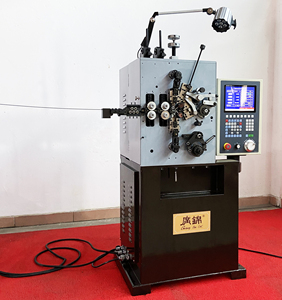 Macchina per la Produzione di Molle a Giarrettiera a 4 Assi, Macchina per Avvolgimento Molle Inclinate da 2 mm, Macchinario CNC per Molle di Compressione - Product Image 3