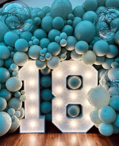 بالجملة حفل زفاف توريد الديكور الأبيض الحب الطفل رسالة فندق بوفيه طاولة الحلوى طاولة العشاء - Product Image 2