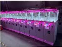 Machines à prix d'arcade de grue de griffe de vente d'usine jeu de griffe à jetons avec accepteur de pièces et de billets