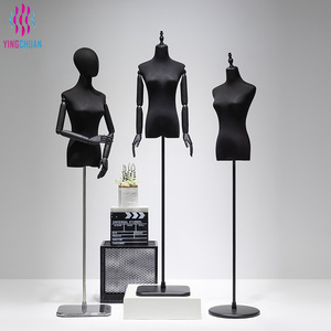 Maniquí <span class=keywords><strong>de</strong></span> Costura <span class=keywords><strong>de</strong></span> Cuerpo Superior con Cabeza, Tamaño Humano, con Patrón Tridimensional, en Pose <span class=keywords><strong>de</strong></span> Pie - Product Image 1