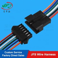 Câble de connecteur de faisceau de câblage pour vélo électrique, fabrication en usine, DT4 JST SM, prise mâle/femelle, âme en cuivre, 600V, longueur personnalisée