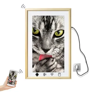 21.5inch Random playback of images/playlists download free mp3 mp4 digital photo frame
