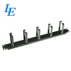 Organizador de Cables Metálico Horizontal de 19 Pulgadas 1U 2U para Racks de Servidores con Opción de Gestión de Cables Vertical en Stock - Product Image 3